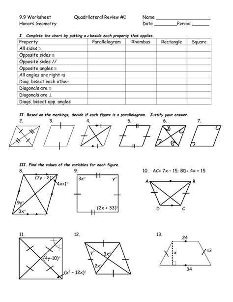 Chapter 9 Review Geometry