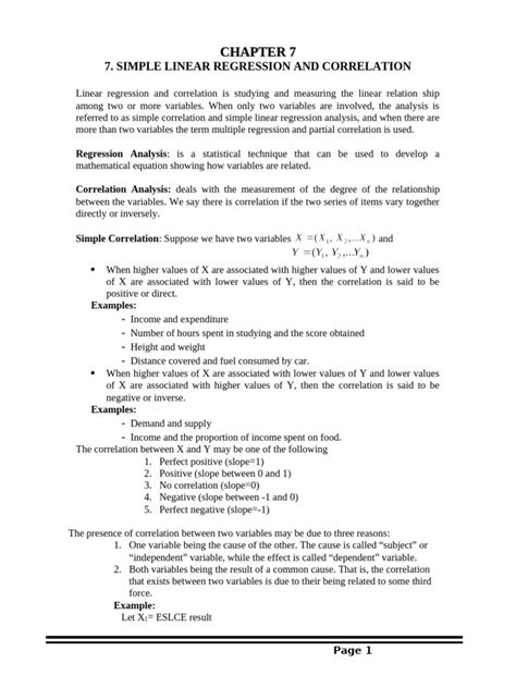 Chapter 9 Simple Linear Regression Cmu Statistics
