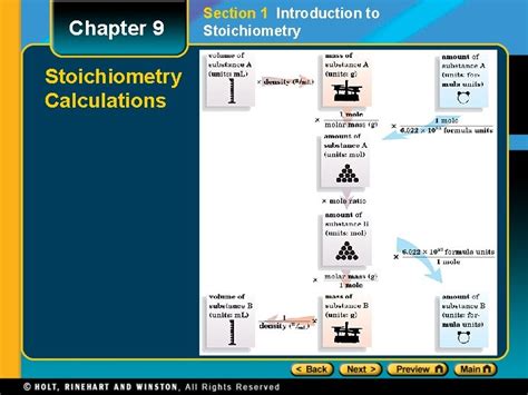 Chapter 9 Stoichiometry Section 1 Answers Myolli