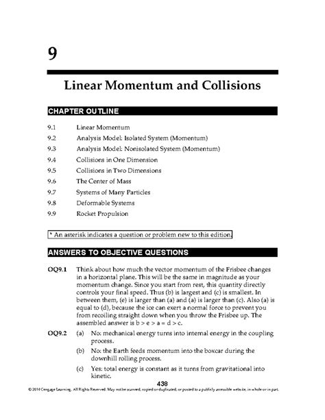 Chapter 9 Study Guide Physics Principles And Problems Answers