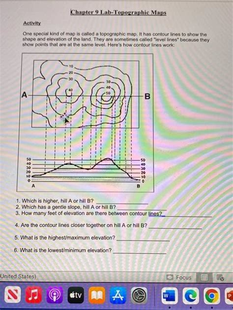 Chapter 9 Topographic Maps Lab Answers Cprvdl