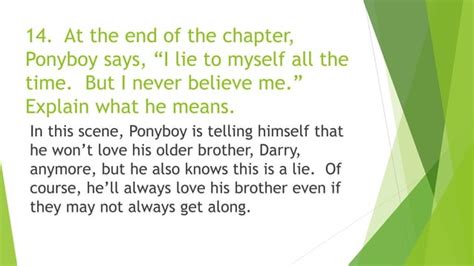 Chapter One Of The Outsiders