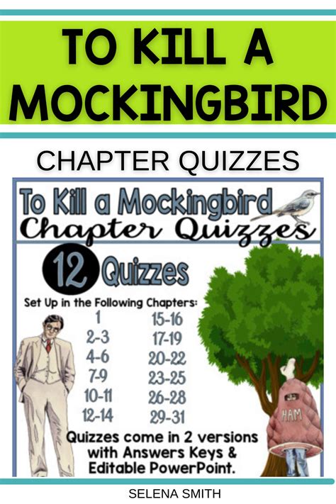 Chapter Quizzes For To Kill A Mockingbird