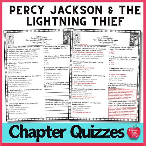 Chapter Quizzes On The Lightning Thief Bing