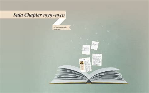 Chapter Sula 1939 Summary