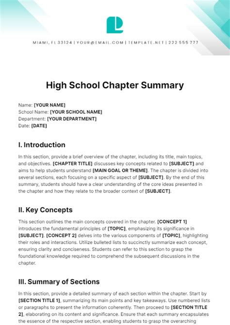 Chapter Summaries Ofs