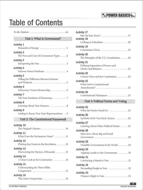 chapter summary activity government answers