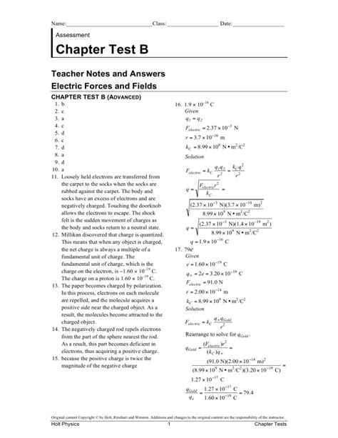 Chapter Test Assessment Forces And Motion Jinduoore