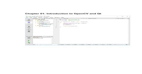 Read Online Chapter 01 Introduction To Opencv And Qt Packtpub 