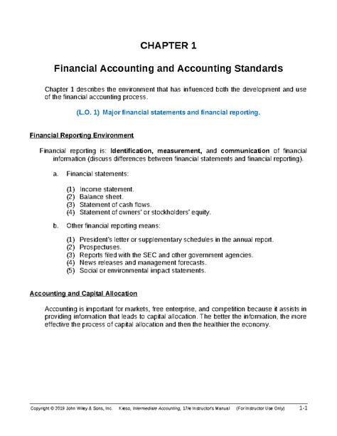 Full Download Chapter 1 Intermediate Accounting 