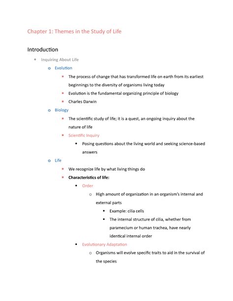 Full Download Chapter 1 Introduction Themes In The Study Of Life Packet Answers 