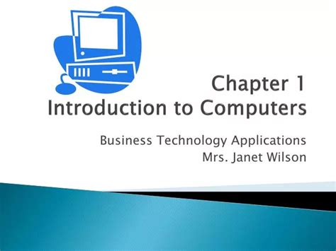 Read Online Chapter 1 Introduction To Computer 