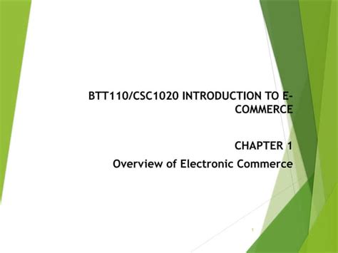 Download Chapter 1 Introduction To Electronic Commerce 