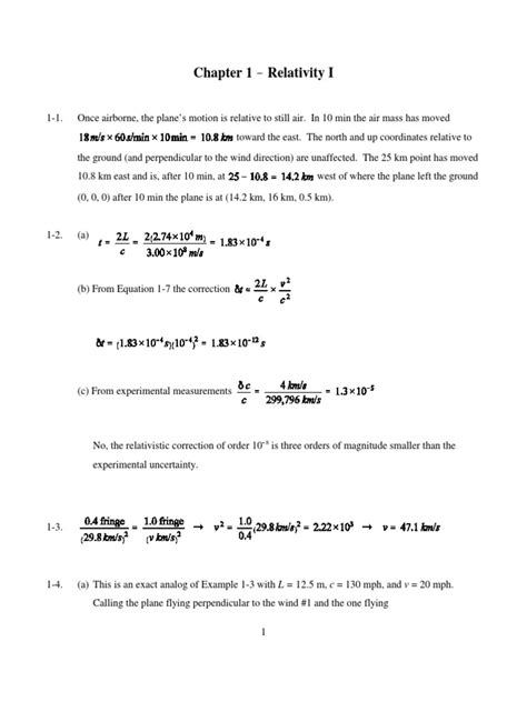 Read Chapter 1 Solutions Modern Physics 