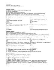 Read Chapter 1 Standardized Test Prep Environmental Science Answers 