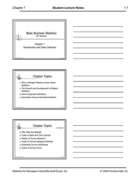 Full Download Chapter 1 Student Lecture Notes 1 1 