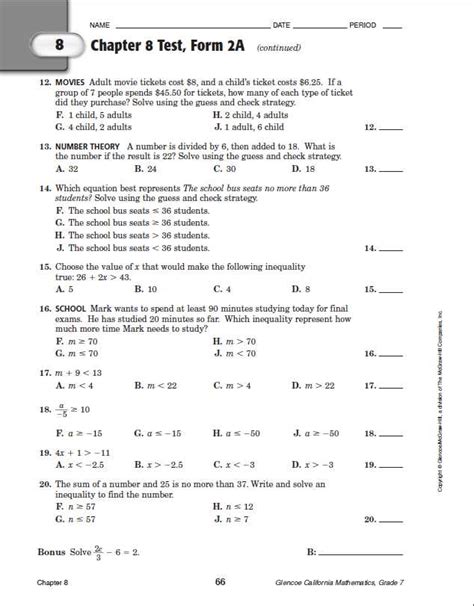 Full Download Chapter 1 Test Form B 2 