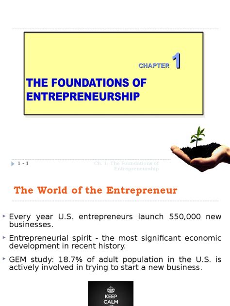 Read Chapter 1 The Foundations Of Entrepreneurship 