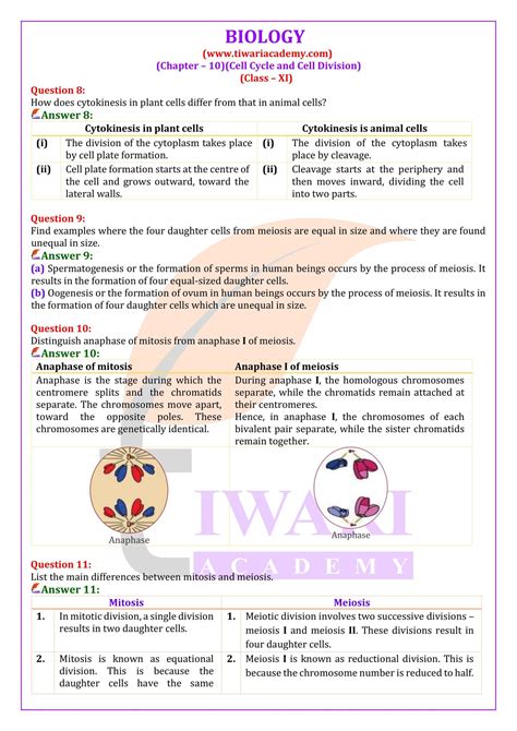 Read Chapter 10 Biology Test 