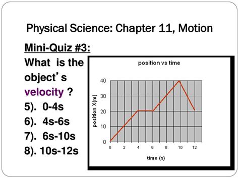 Read Online Chapter 11 Motion Test 