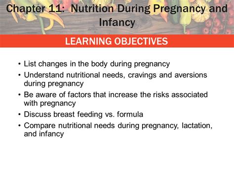 Read Online Chapter 11 Nutrition During Pregnancy And Infancy 
