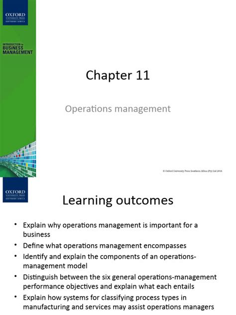 Full Download Chapter 11 Operations Management 
