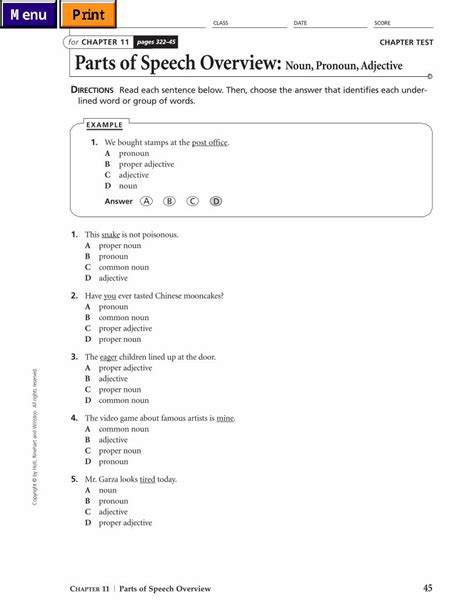 Read Chapter 11 Parts Of Speech Overview Common And Proper 