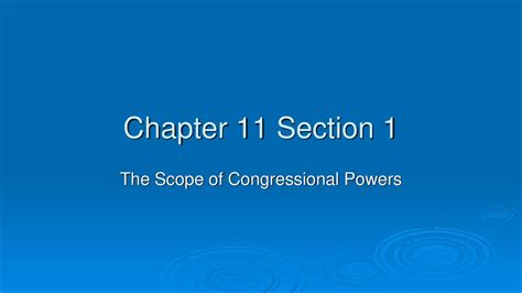 Read Chapter 11 Section 1 Guided Reading And Review The Scope Of Congressional Powers Answers 
