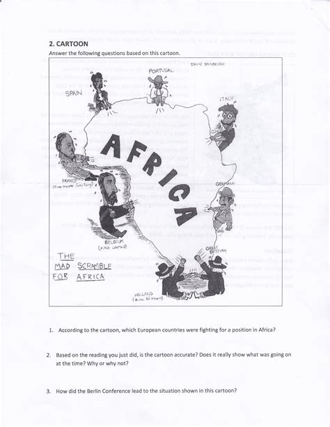 Read Online Chapter 11 Section 1 The Scramble Of Africa Reteaching Activity 