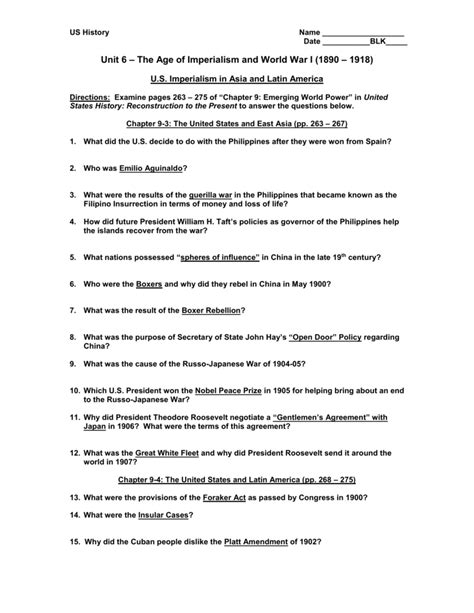 Read Online Chapter 11 Section 2 Modern World History Imperialism Guided Reading 