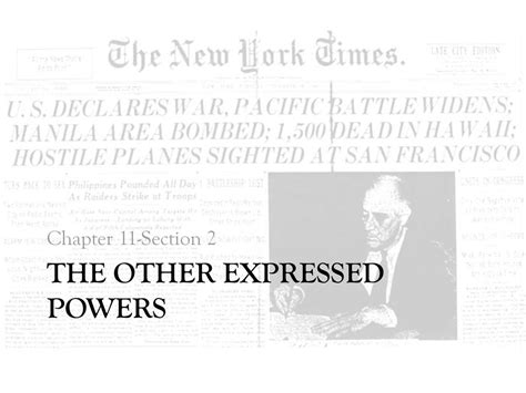 Full Download Chapter 11 Section 2 The Other Expressed Powers 