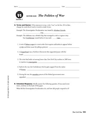 Read Online Chapter 11 Section 2 The Politics Of War Guided Reading 