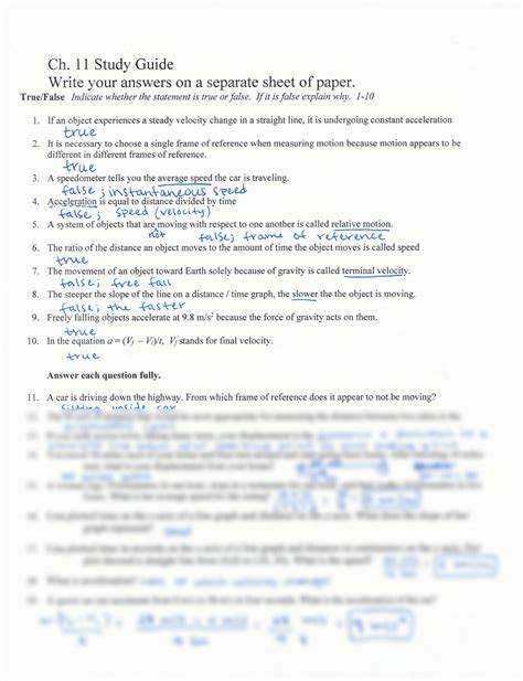 Read Chapter 11 Study Guide Answers 