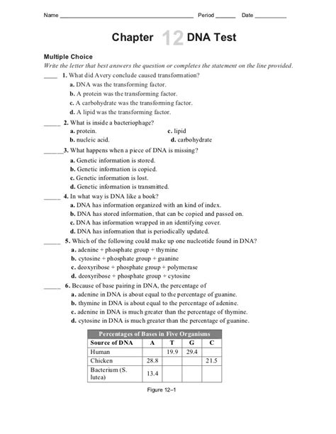 Download Chapter 12 Dna And Rna Vocabulary Review Answer Key 