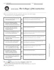 Full Download Chapter 12 Section 3 Guided Reading The Collapse Of Reconstruction 