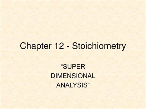Read Chapter 12 Stoichiometry Core Teaching Resources 