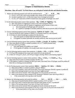 Full Download Chapter 12 Stoichiometry Vocabulary Review 