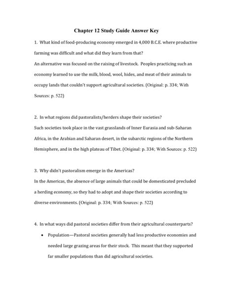 Download Chapter 12 Study Guide Key 