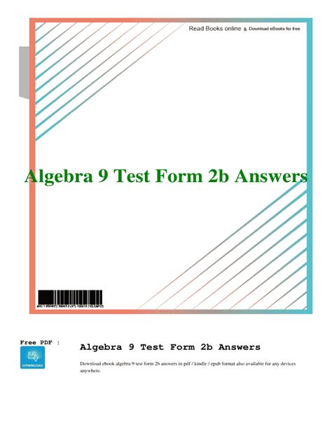 Read Chapter 12 Test Form B Mixed Formats 