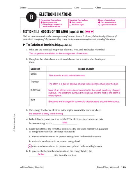 Read Chapter 13 Electrons In Atoms Practice Problems Answers 