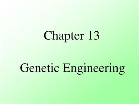 Read Chapter 13 Genetic Engineering Test A Answer Key 