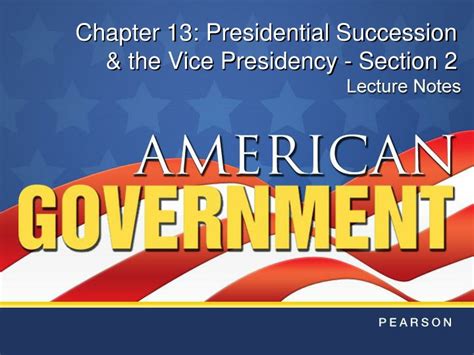 Read Chapter 13 Presidential Succession And The Vice Presidency 