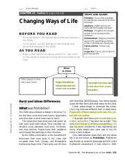 Read Online Chapter 13 Section 1 Changing Ways Of Life Answers 