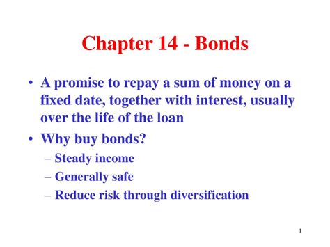 Read Online Chapter 14 Bonds 