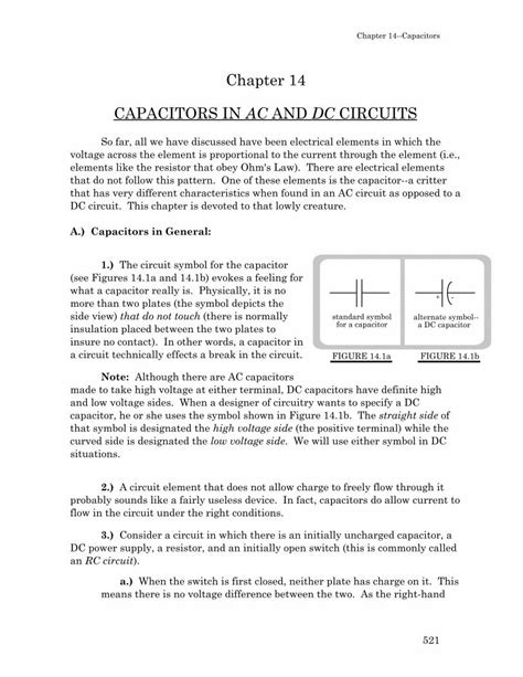 Full Download Chapter 14 Capacitors In Ac And Dc Circuits 