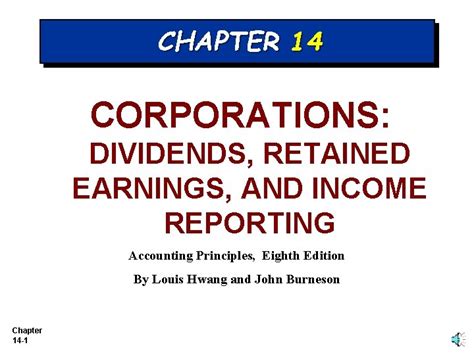 Read Chapter 14 Corporations Dividends Retained Earnings Ebooks 