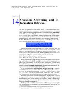 Read Online Chapter 14 Dependency Parsing Stanford University 