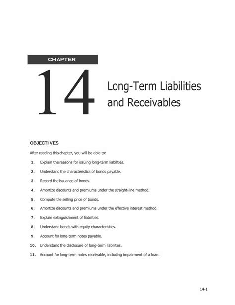 Download Chapter 14 Long Term Liabilities 