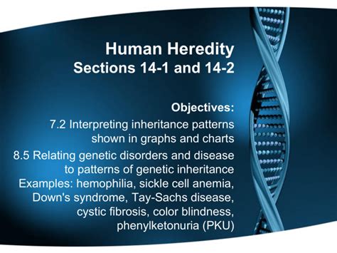 Read Online Chapter 14 Section 1 Human Heredity Answers 