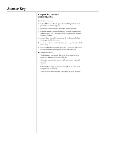 Read Chapter 14 Section 2 Guided Reading Totalitarianism 